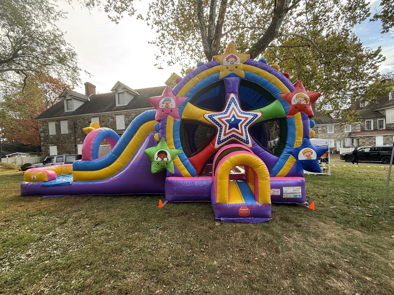 Mega Ferris Wheel inflatable with slide rental in Bucks County PA